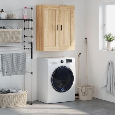 Wandkast 69,5x34x90 cm bewerkt hout sonoma eikenkleurig Wandkast 69,5x34x90 cm bewerkt hout sonoma eikenkleurig