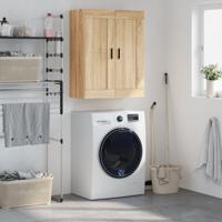 Wandkast 69,5x34x90 cm bewerkt hout sonoma eikenkleurig - thumbnail