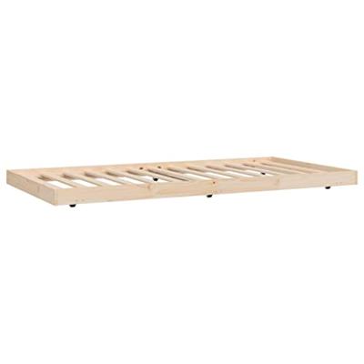 Bedframe zonder matras massief grenenhout 100x200 cm