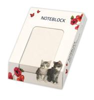 Memo blocnote: Franciens Kittens & Poppies, Francien van Westering - thumbnail