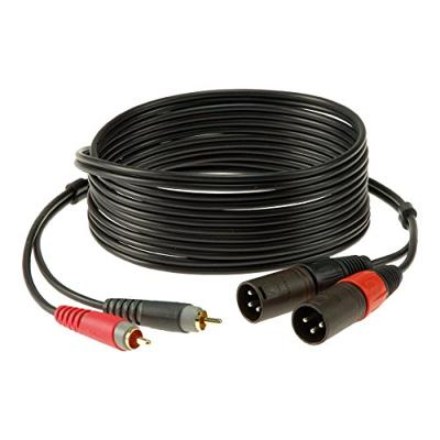 Klotz AT-CM0600 Professionele RCA-naar-XLR-kabel 6 meter