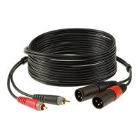 Klotz AT-CM0600 Professionele RCA-naar-XLR-kabel 6 meter - thumbnail