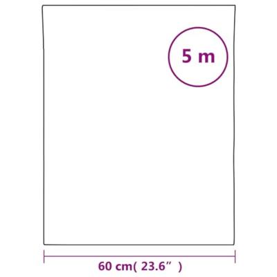 VidaXL Raamfolie bamboepatroon mat 60x500 cm pvc