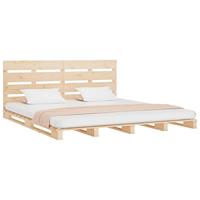 Bedframe zonder matras massief grenenhout 160x200 cm - thumbnail