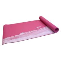 Yogamat - Senz Sports Premium - Roze met print - thumbnail