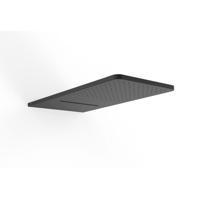 Hoofddouche Tres Wand met Waterval 28x55 cm Ronde Hoeken Mat Zwart Tres - thumbnail