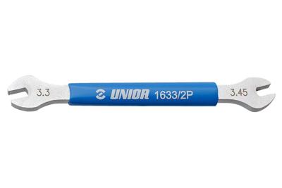 Unior 1633/2P Spaaksleutel 3,3-3,45 mm Dubbele Unior 1633/2P Spaaksleutel 3,3-3,45 mm Dubbele