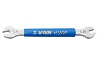 Unior 1633/2P Spaaksleutel 3,3-3,45 mm Dubbele - thumbnail