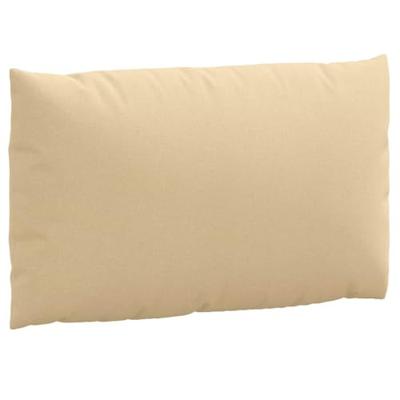Palletkussens 3 st stof gemleerd beige