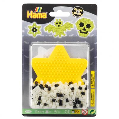Hama Strijkkralen glow in the dark set 375 stuks