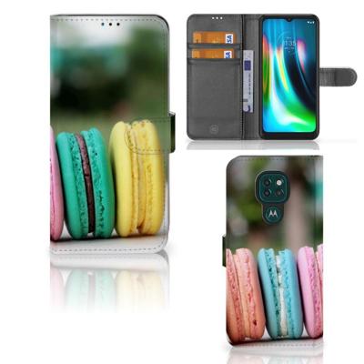Motorola Moto G9 Play | E7 Plus | Book Cover | Macarons