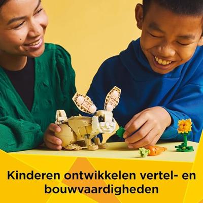 LEGO Creator 31162 3-in-1 Het schattige konijntje - Bouwset voor meisjes vanaf 8 jaar