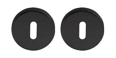 Sleutelrozet paar zonder nokken, zwart