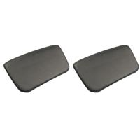 Saniclass Deluxe badkussen - 28x17cm - klein model - zwart - 2 stuks - thumbnail