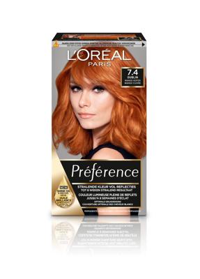 L'Oréal Paris Préférence 7.40 Mango Koper L'Oréal Paris Préférence 7.40 Mango Koper