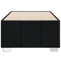 Bedframe zonder matras 90x190 cm stof zwart - thumbnail
