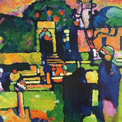Wassily Kandinsky - Figuratives Kalender 2026