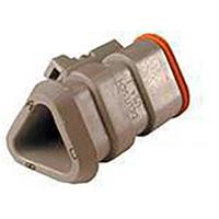 TE Connectivity DT06-3S-E008 Female behuizing (kabel) DT Totaal aantal polen: 3 Inhoud: 1 stuk(s) - thumbnail