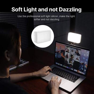 VIJIM VL120 krachtige LED-lamp voor videobellen KIT - met zuignap voor laptop / computer / monitor