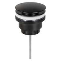 Wastafel Afvoerplug Differnz Pop Up 7 cm Mat Zwart - thumbnail