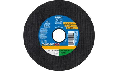 PFERD TOOLS EHT 125-1,0 PSF ALU+STONE 61819010 Doorslijpschijf recht 125 mm 25 stuk(s) Aluminium, Non-ferrometaal, Titanium, Titaniumlegering, Gietijzer, PFERD TOOLS EHT 125-1,0 PSF ALU+STONE 61819010 Doorslijpschijf recht 125 mm 25 stuk(s) Aluminium, Non-ferrometaal, Titanium, Titaniumlegering, Gietijzer,