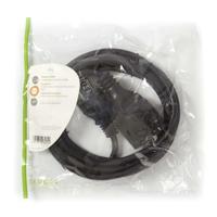 Voedingskabel | Schuko Male - Schuko Female | 3,0 m | Zwart - thumbnail