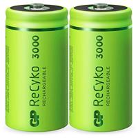 GP RecyKo+ 2 batterijen C babybatterij - thumbnail