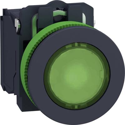 Schneider Electric XB5FW33G5 Verlichte druktoets Terugstelbaar 600 V 3 A 1x NO, 1x NC IP66, IP67, IP69, IP69K 1 stuk(s)