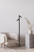 Lucide ANTRIM - Oplaadbare Leeslamp Binnen/Buiten - Accu/Batterij - LED Dimb. - 1x2,2W 2700K - IP54 - Met draadloos oplaadstation - Zwart - thumbnail
