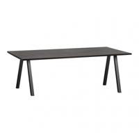 WOOOD Eettafel 'Combi-tablo' 180 x 90cm, kleur Blacknight - thumbnail