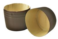 Patisse Papieren Panettone Vormen 13 cm 5 Stuks Bruin - thumbnail