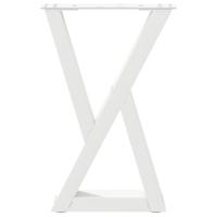 Salontafelpoten 2 st 28x(42-43,3) cm staal wit - thumbnail