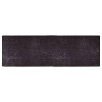 VidaXL Vloerkleed wasbaar anti-slip 80x300 cm antracietkleurig - thumbnail