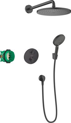 Hansgrohe Croma showerset compleet inbouw raindance powderrain 240 - mat zwart 27961670