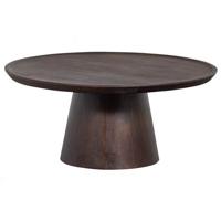 vtwonen Ronde Salontafel 'Coffee A Gogo' Mangohout, 90cm - thumbnail