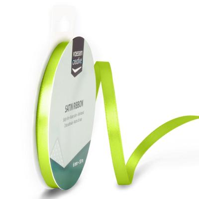 Vaessen Creative • satijn lint 6mmx10m licht groen