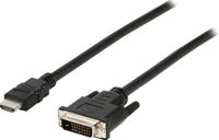 HDMI- DVI-Kabel | HDMI-Connector - DVI-D 24+1-Pins Male | 2,0 m | Zwart - thumbnail