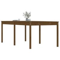 Tuintafel 203,5x100x76 cm massief grenenhout honingbruin - thumbnail