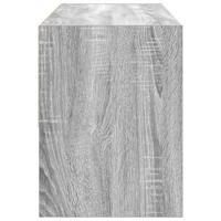 Schoenenrek stapelbaar 89,5x30x40 cm grijs sonoma eikenkleurig - thumbnail