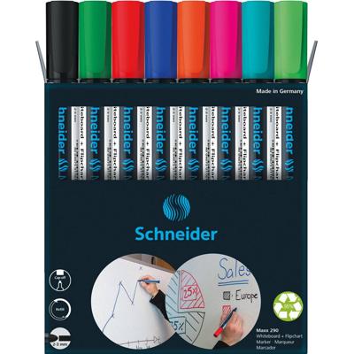 Schneider Schreibgeräte Whiteboard-Marker Maxx 290 8er Set sortiert, 6+2 Aktion 129098 Whiteboardmarker 8 stuk(s)