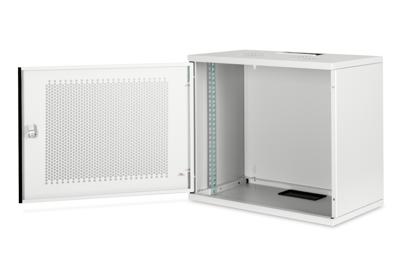 Digitus DN-19-09U-S-PD 19inch-wandkast (b x h x d) 540 x 460 x 400 mm 9 HE Grijs-wit (RAL 7035) Digitus DN-19-09U-S-PD 19inch-wandkast (b x h x d) 540 x 460 x 400 mm 9 HE Grijs-wit (RAL 7035)