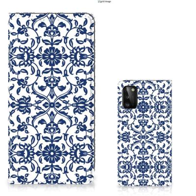 Samsung Galaxy A41 Smart Cover Flower Blue