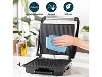 Princess 01.112425.01.001 Paninigrill Elektrisch Anti-aanbaklaag, Controlelampje, Inklapbaar Zwart - thumbnail