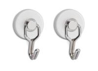 Maul Magneet (Ø x h) 35 mm x 53 mm Rond, Met haak Wit, Zilver 2 stuk(s) 6155702 - thumbnail