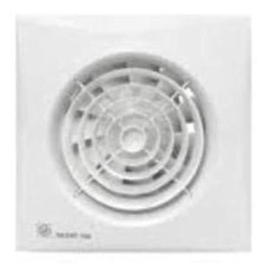 S&P Silent 200 CHZ TIMER + VOCHTSENSOR Badkamer/ toilet ventilator - Ø120mm