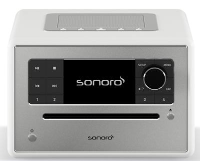 Sonoro Elite 2025 Internet Radio met CD-Speler - Hoogglans wit