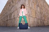 Reisenthel Loopshopper L-Frame Rhombus Midnight Gold - thumbnail