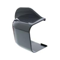 CANALIT Muurafdekkap 65x50mm antraciet grijs RAL7016 - thumbnail