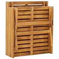 Ligbed met kussen inklapbaar massief acaciahout - thumbnail