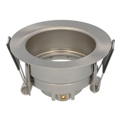 Mari - LED Inbouwspot - Verzonken armatuur - Diameter 85mm - GU10 Fitting incl. lamphouder - IP65 voor badkamer en buiten - Rond - RVS